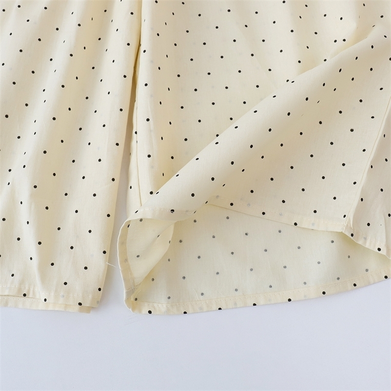 Bear Leader Baby Girls Casual Clothing Round Neck Sleeveless Polka Dot TopWide Leg Pants Set with Bow and Botton 2PCS Set 250515