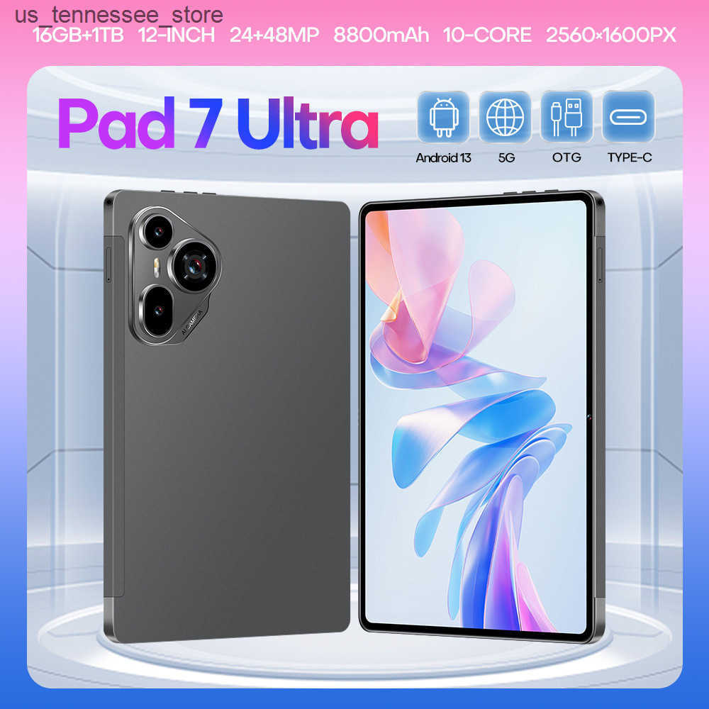2024 new 12 inch Pad7 Ultra tablet with dual SIM 3G calling and eight core I screen z250516JBBF
