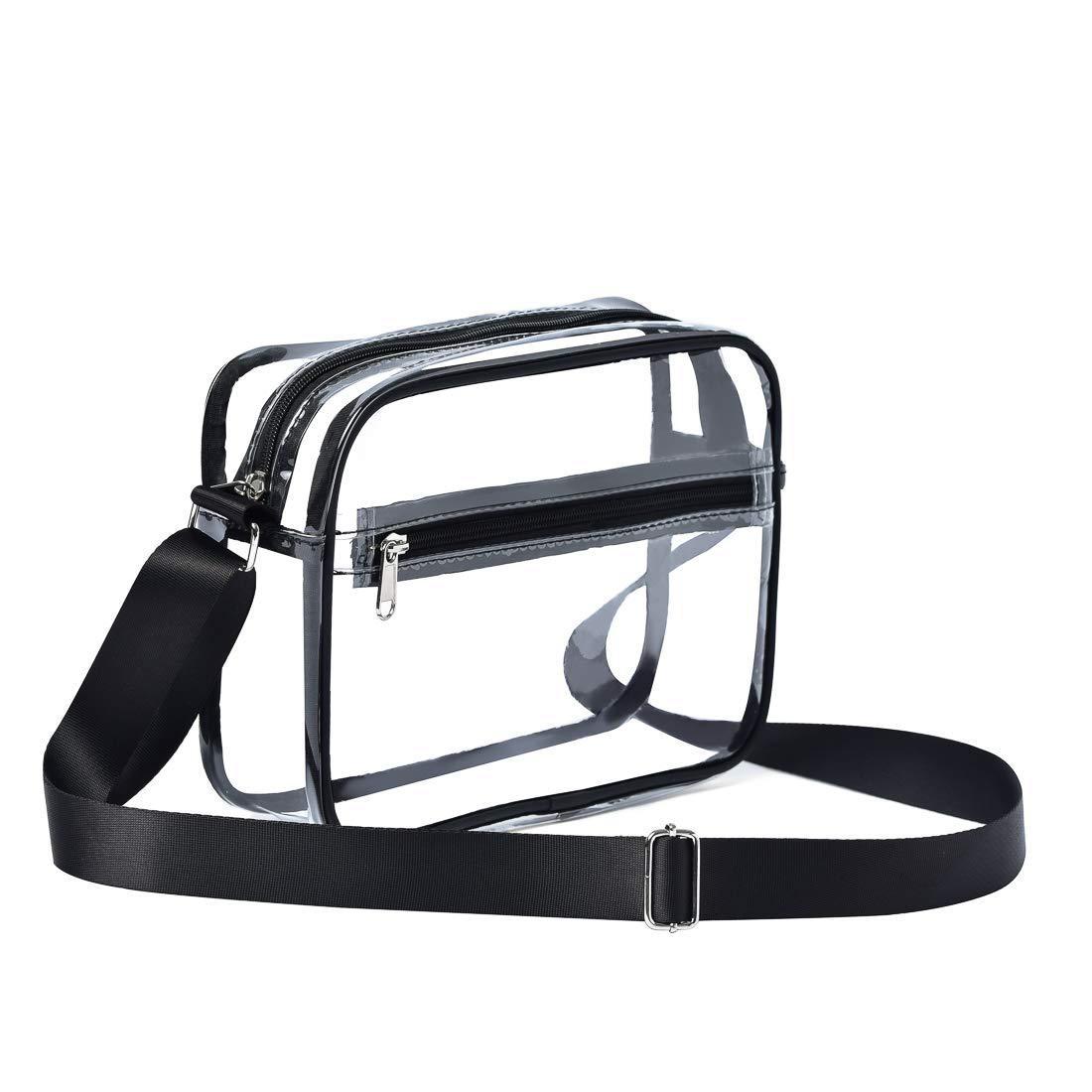 Spot Amazon Cross-border Spot Transparent Crossbody Bag Large Capacity Transparent Storage Bag PVC Shower Bag Waterproof