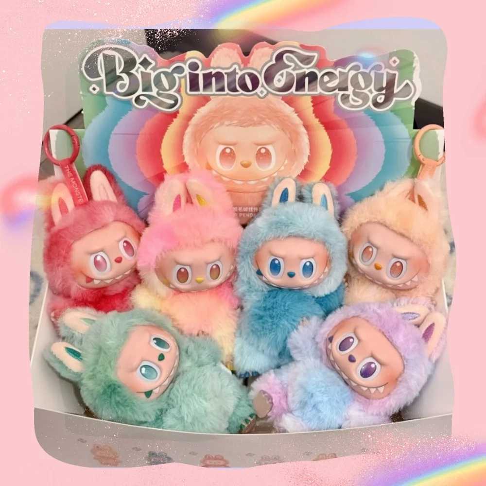 New Arrival New Genuine Labubu 3rd Generation Front High Energy Series Vinyl Pendant Macaron 3rd Generation Blind Box Doll Collection Doll T250516