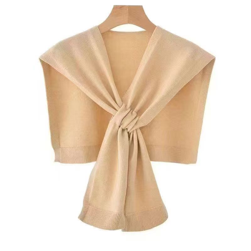 K735 Knitted striped small shawl high-end 2025 new all-match fashion shirt outerwear spring outing sunscreen waistcoat