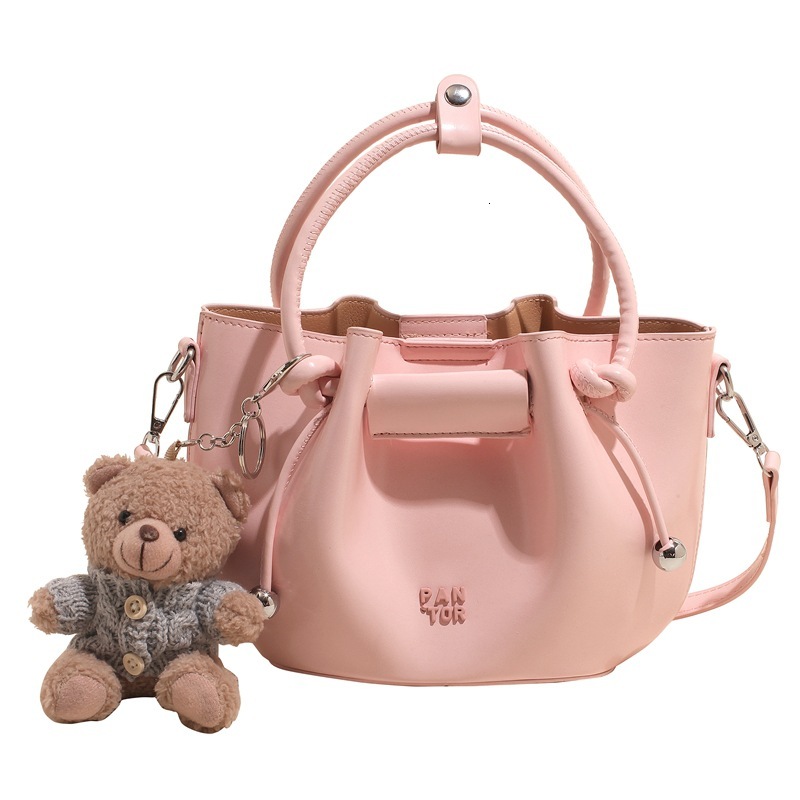 2025 Pink Fresh Cute Women's Handbag Designer Shang Internet Celebrity One Shoulder Crossbody Bag New Free Delivery Shopping Versatile Bag