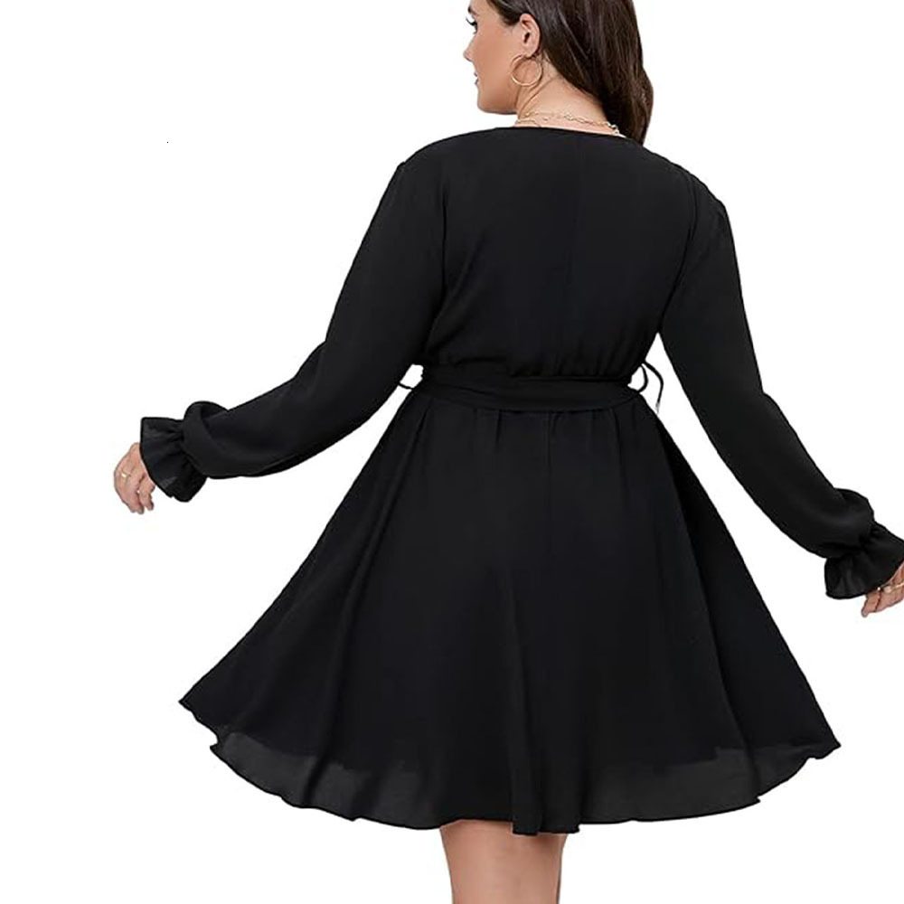 Large Womens Fashion Dress Autumn/winter Queen Fairy Elastic Waist Medium Long Dress