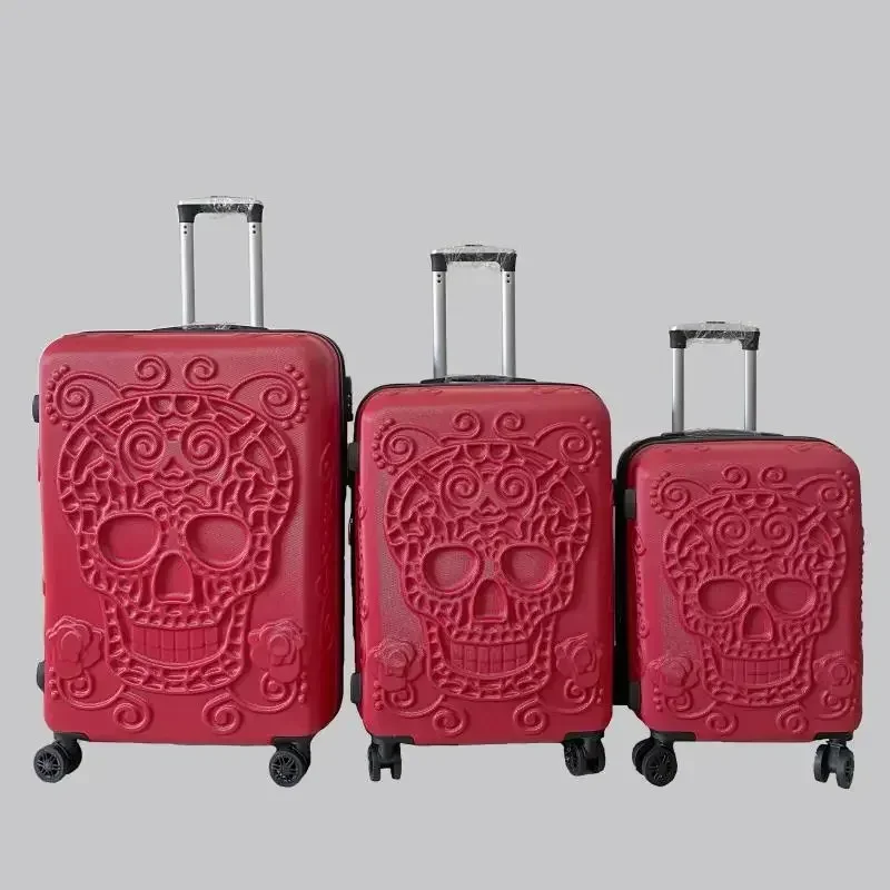 Formsio 20"24"28" Inch Big Medium Small Trolley Suitcase Three Pieces Rolling Luggage Set On Wheels