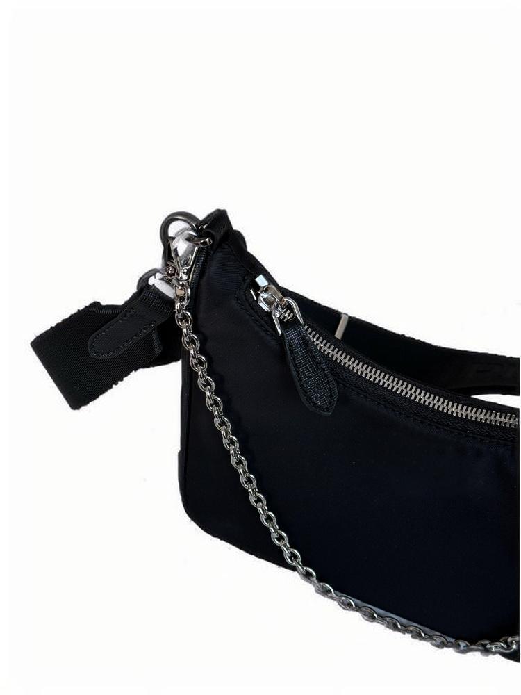 2025 casual women's bag new style armpit chain three in one shoulder bag versatile crossbody bag