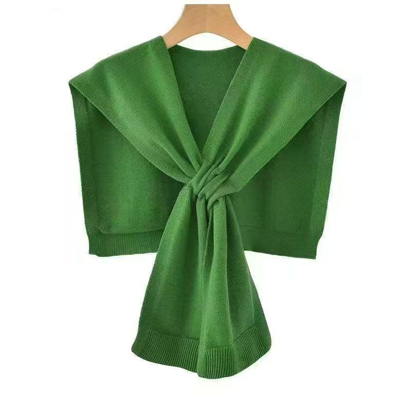 K735 Knitted striped small shawl high-end 2025 new all-match fashion shirt outerwear spring outing sunscreen waistcoat