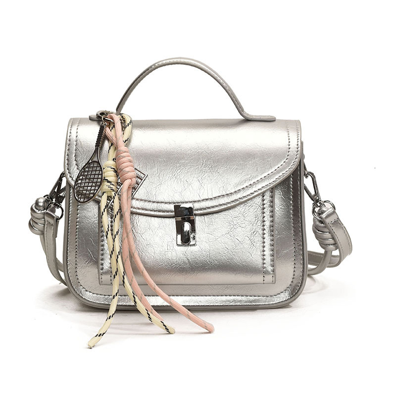 2025 Women's Lock Shoulder Cross Bag Free Shipping Designer Korean Edition Multi Functional Postman Handheld Small Square Bag Simple Leisure Comm