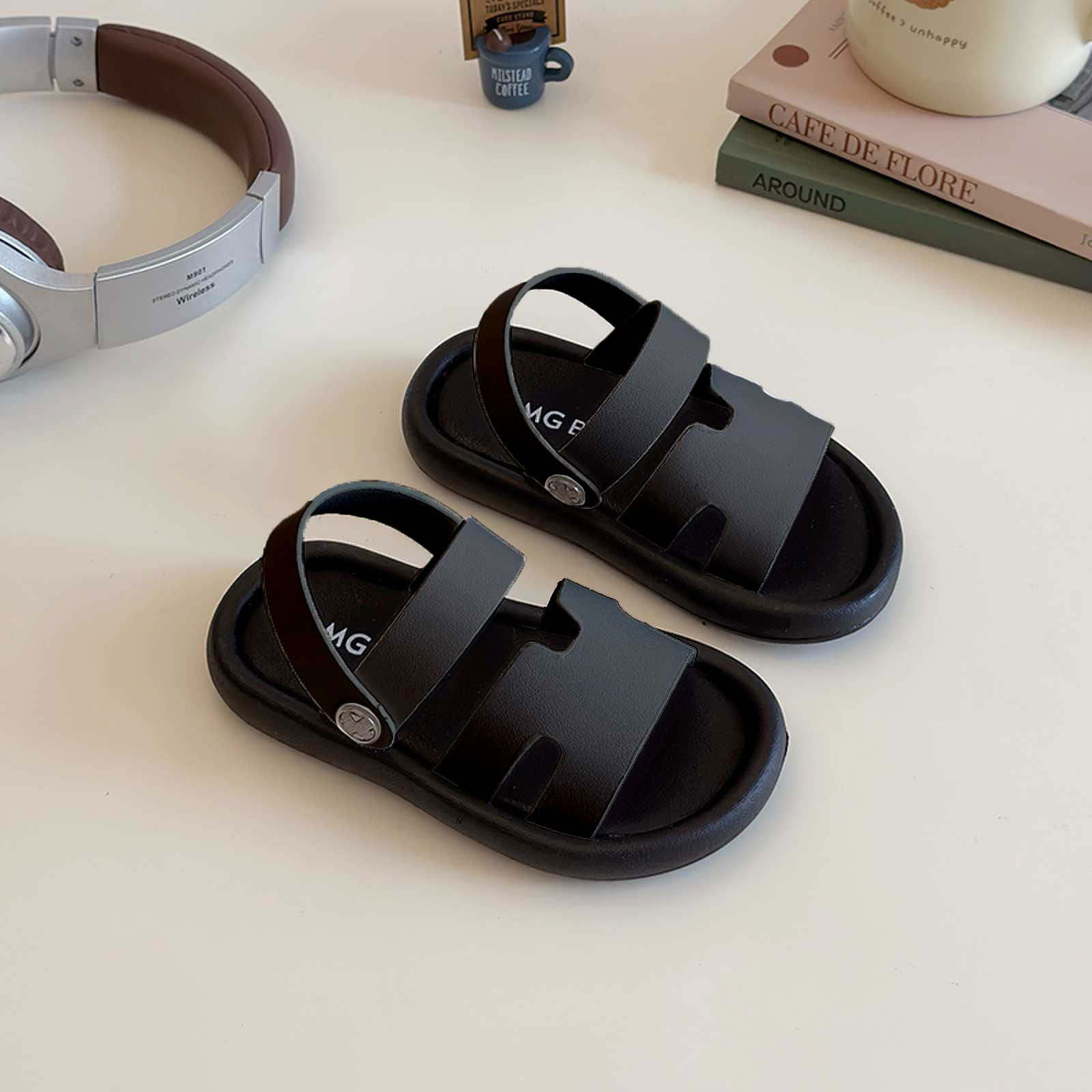 Children Sport Sandals Toddler Boys Sandals Beach Slippers Umshop Kids Child Open Toe Casual Slippers Size 21 - 30 U0750