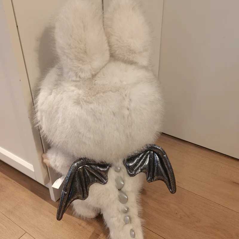 58cm Winter Flip With Me Chicken Angel Diy Pendant Doll Hipper Labubu V1 V2 Toy Birthday Gifts Customized M250516