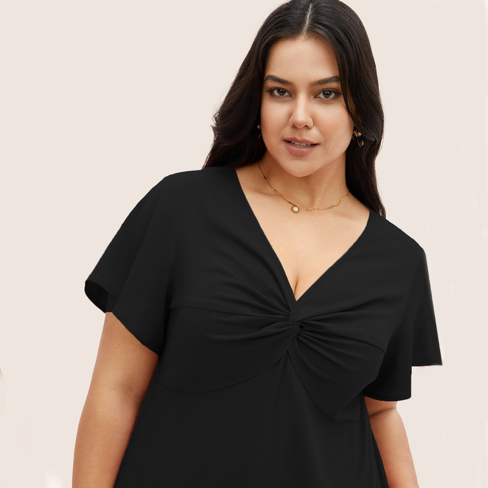 Large Size Womens Waist Cinching Slimming Tea Break Skirt Summer New Dress for Women