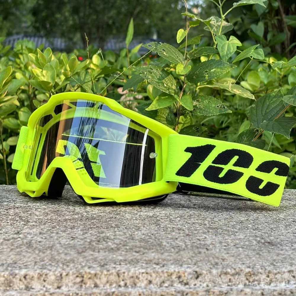 Motorcycle Gear 100 Motorcycle Goggles Motocross Glasses Off-Road ride gear Helmet MX Moto Dirt Bike ATV Ski Outdoor Sports Glass Scooter Googles Maskt250516 Fr