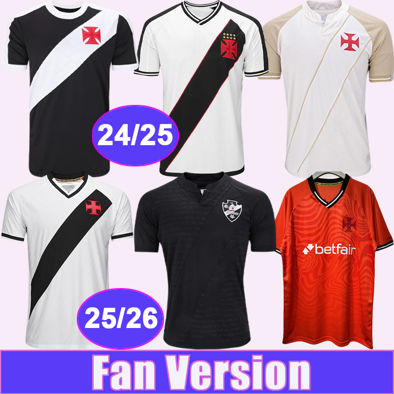 24 25 26 Vasco Da Gama Mens Soccer Jerseys DAVID JAIR PAYET ESTRELLA PAULINHO ADSON LUCAS PITON Home Away 3rd Goalkeeper Football Shirts