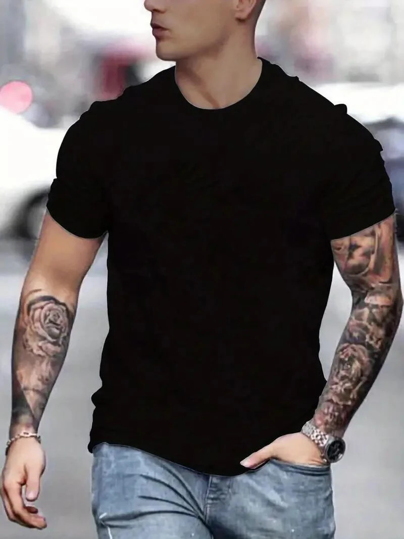 Jesus Print T ShirtTees For MenCasual Short Sleeve Tshirt Summer Casual for AllSeason Comfort Easy Care 250513