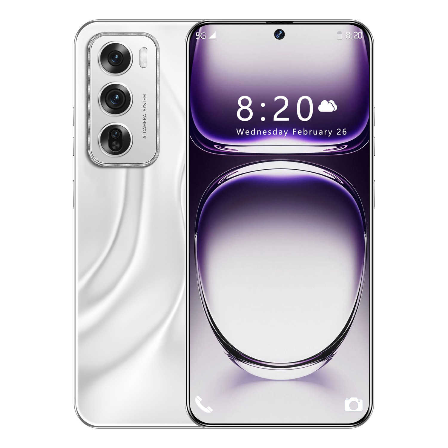 New Reno12 Pro 16+1TB Perforated Screen Android Smart Large Screen Phone R250516