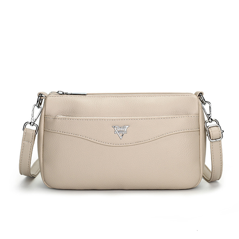 2025S designer women new fashionable large capacity shoulder crossbody soft leather small square mother bag