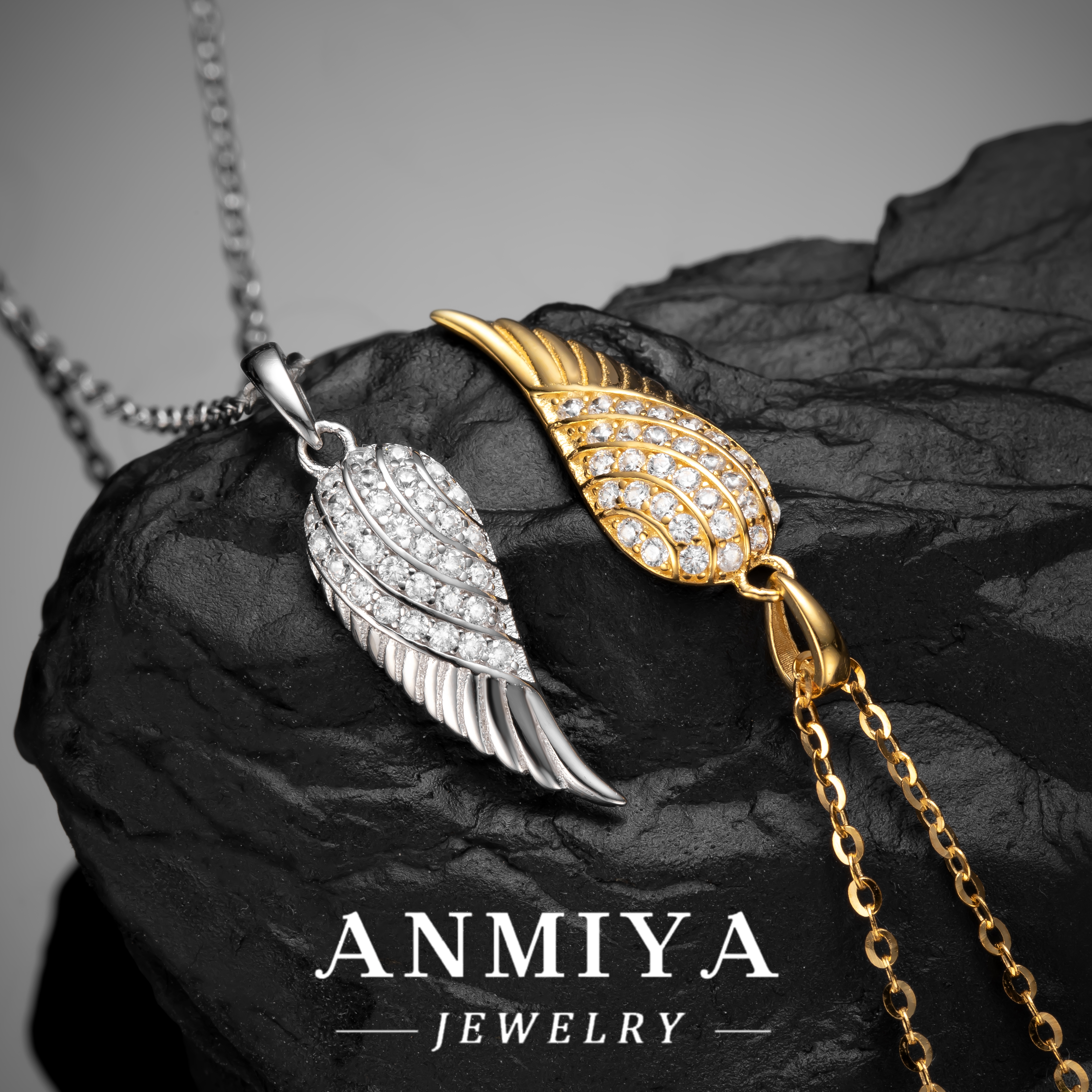 S925 Vintage Feather Shape Pendant, Ideal Gift For Men