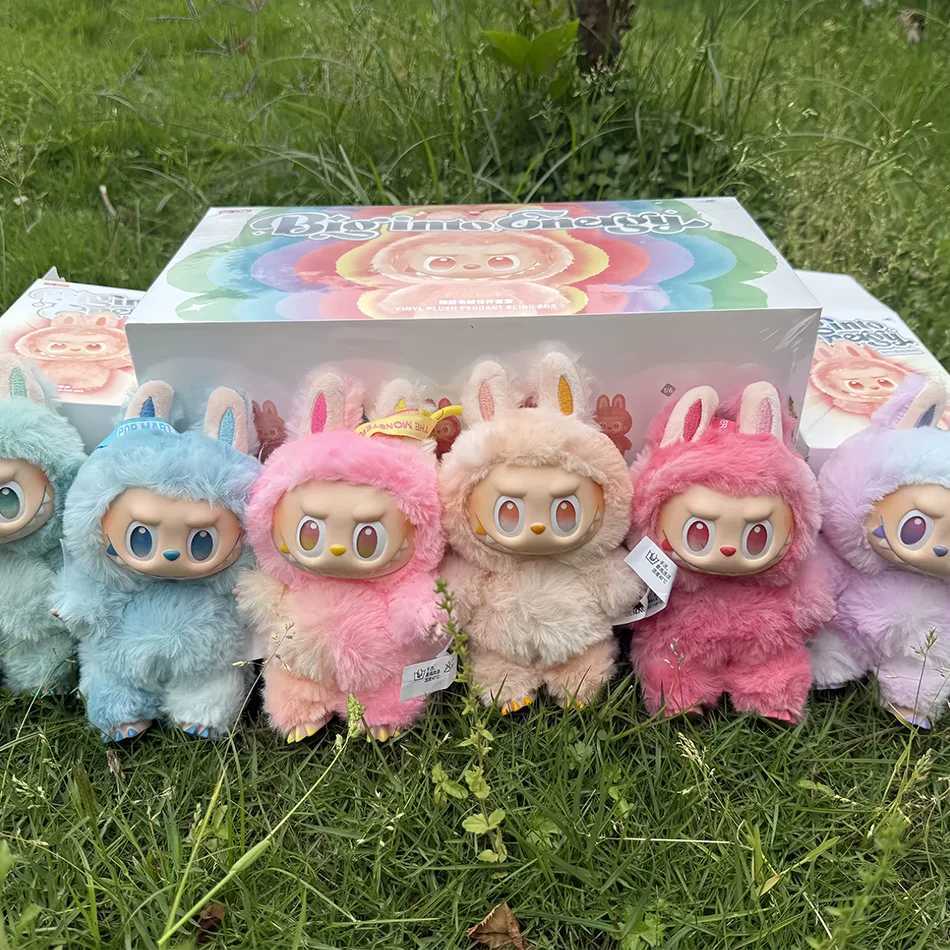 G6 G5 High Quality 17cm Labub V3 The Monsters Labub V2 V1 Toy Cardiac Macarone Big Into Energy Series Figure Labub KeychainT250516