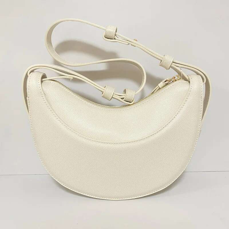 2025 New Fashion Women Storage Casual Outdoor Retro Ladies Crescent-shaped Luxurious Design PU Leather Crossbody Bag