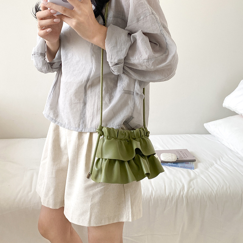 2025S Designer Spring/Summer New Product High Beauty Crossbody Fashion Versatile Drawstring Shoulder Korean Trendy Cool Women Cloud Bag