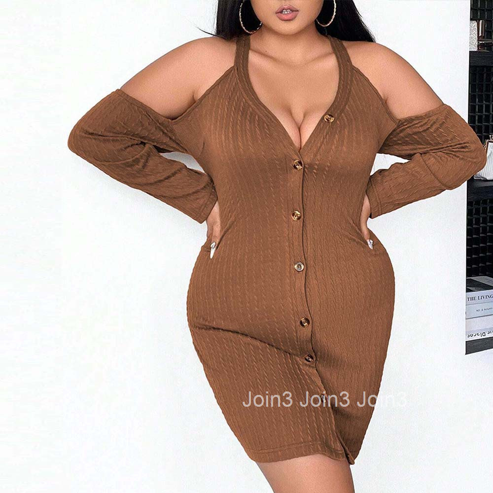 Oversized Womens Clothing with Sexy Camisole Dress and Autumn/winter V-neck Fashionable Temperament Short Skirt