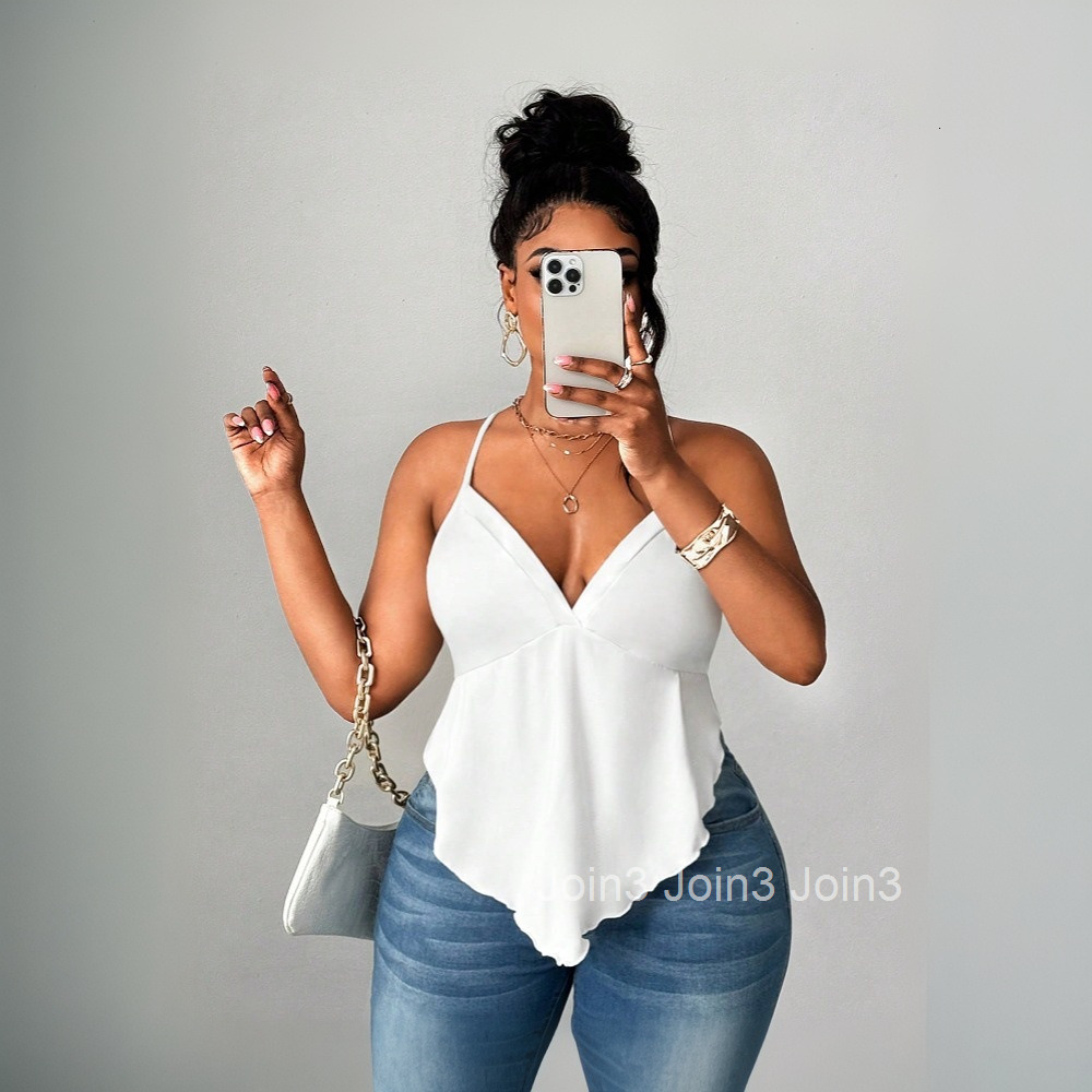 Large Size Womens Sexy Camisole Vest Summer New Item Backless Design Sleeveless Top