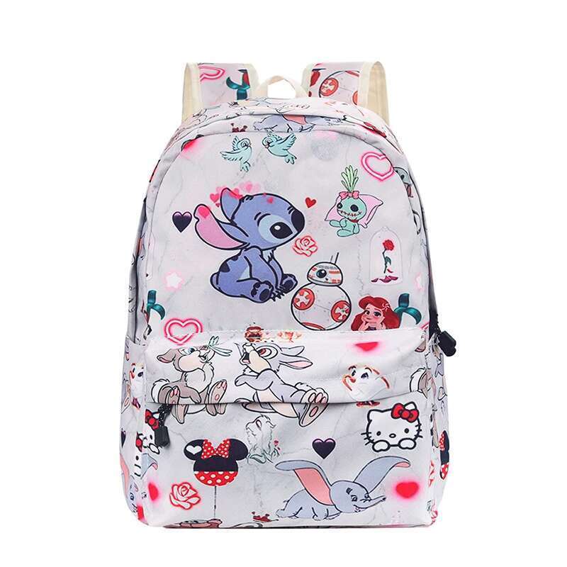 Backpack, Girl Large Capacity Printed Cute Daypack, Cartoon Anime School bag, Teenager Casual Travel Commute Knapsack