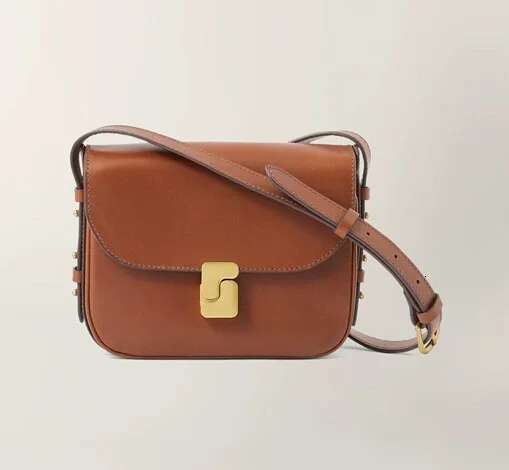 French niche new genuine leather tofu women's single shoulder crossbody small square commuting bag women