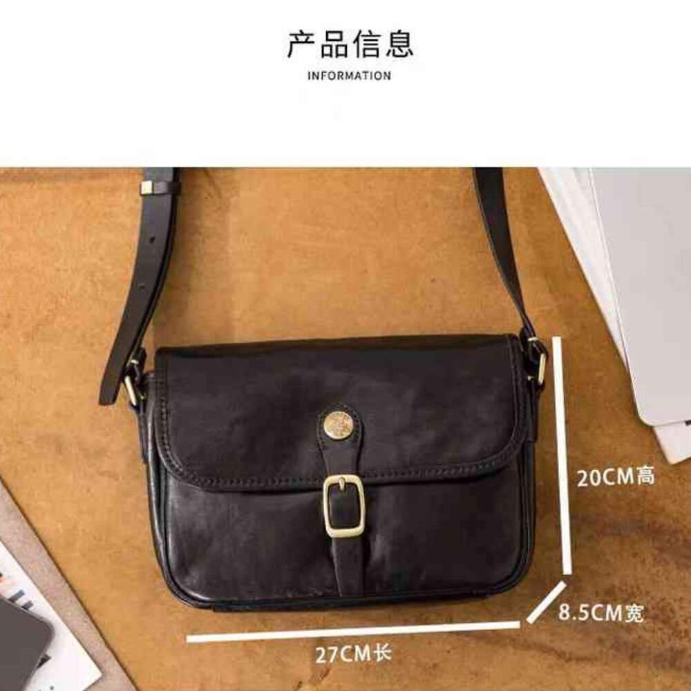 High Quality Genuine Leather Men Satchel Fashion Weekend Outdoor Daily Natural Real Cowhide Teens Shoulder Crossbody Bag