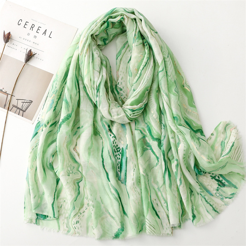 K731 Egypt Dubai seaside travel cotton and linen scarf scarf female desert photo beach silk scarf sunscreen bag headscarf shawl