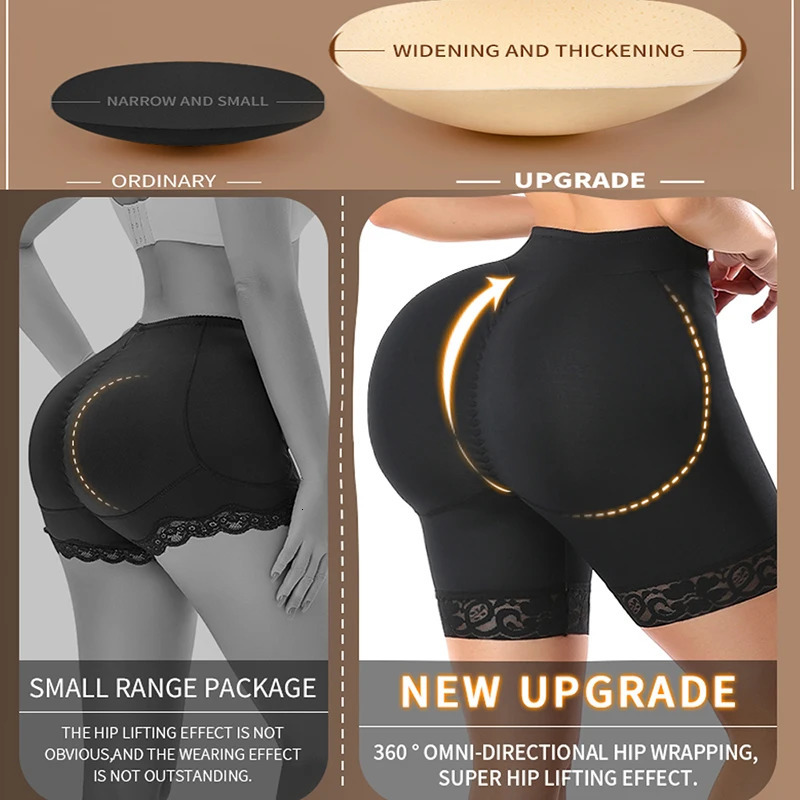 Premium Thicker Pads Underpants Women Hip Enhancer Panties Hourglass Body Shaping Shorts Butt Lifter Fake Big Ass Booty Gainz 250513