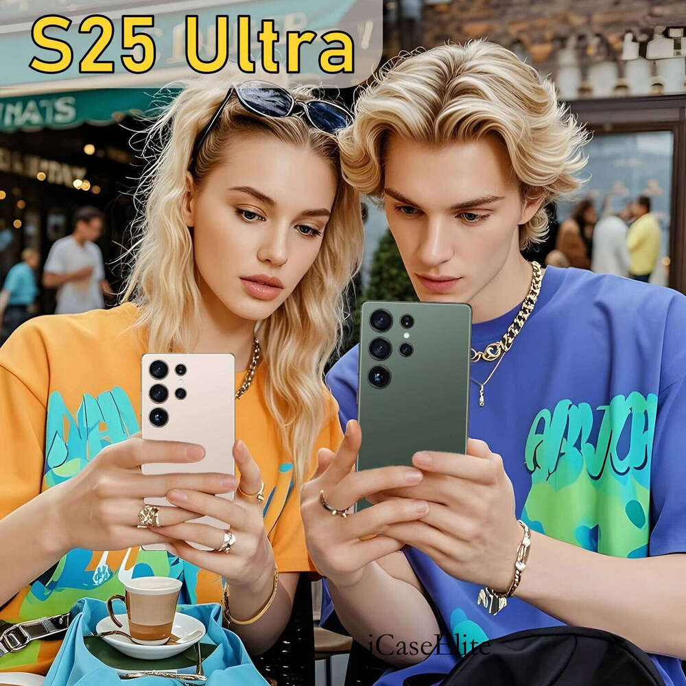 2025 hot S25 Ultra 7.3 Inch Full Screen 16G+1Tb 8800Mah Smartphone 5G 48+72Mp Mobile Phones Global Version 4G/5G Dual Sim