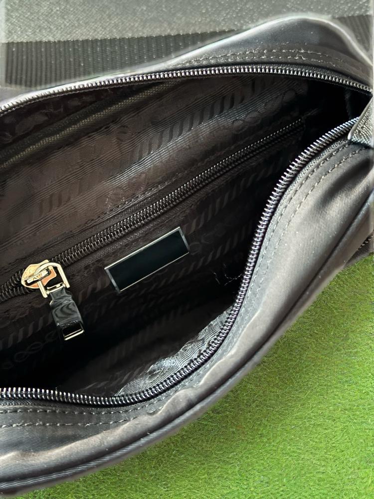 New casual shoulder bag, fashionable unisex crossbody bag, 2-in-1 small hanging bag, waterproof nylon cloth bag