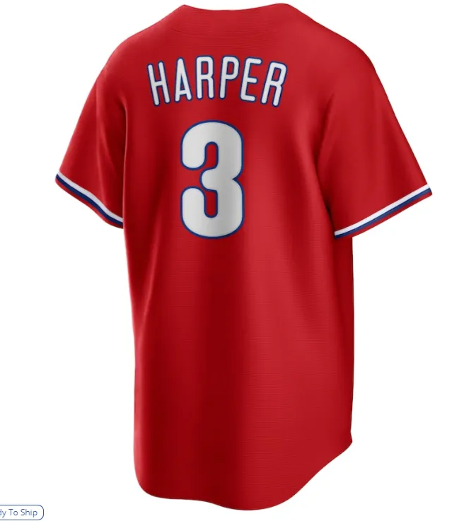 Trea Turner Phillies jersey Baseball Jerseys Bryce Harper Aaron Nola Nick Castellanos Kyle Schwarber Zack Wheeler Alec Bohm Stott Rojas Marsh Walker c