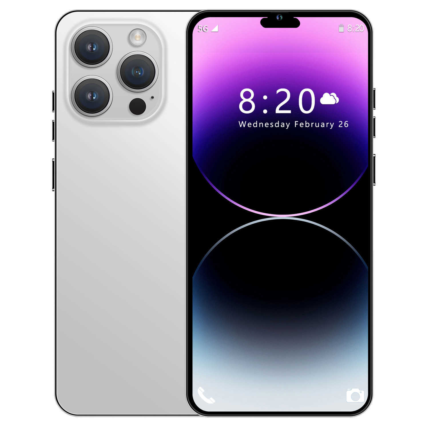 Hot selling I15 Pro Max phone 16+1 6.7-inch Android 8.1 Meikeduo OZON R250516