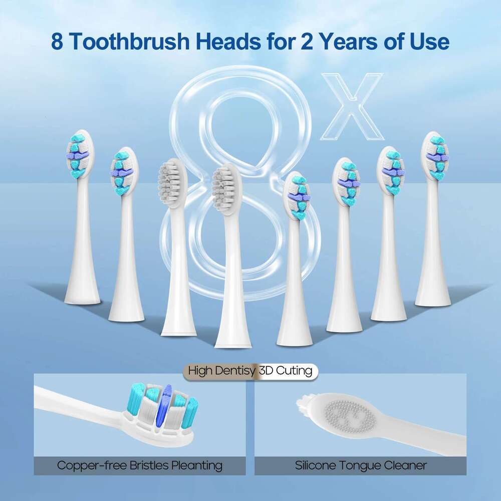Seago Sonic Electric Toothbrush Seamless Touch Control Button Pressure Sensor 5 Modes IPX7 Waterproof Rechargeable