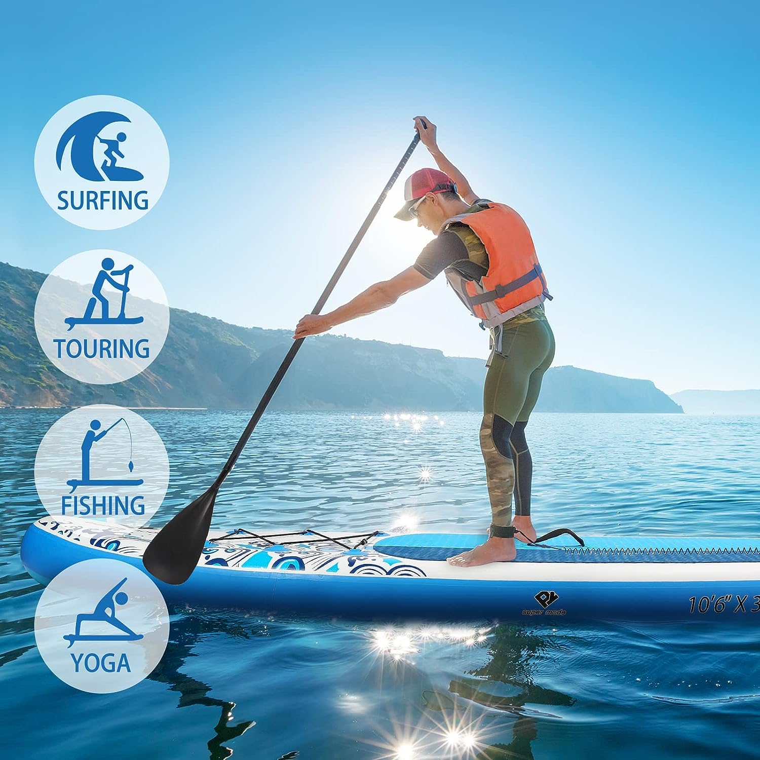 All-Inclusive Stand-Up Paddleboarding Kit: Robust Inflatables + Crucial Ride-on Gear