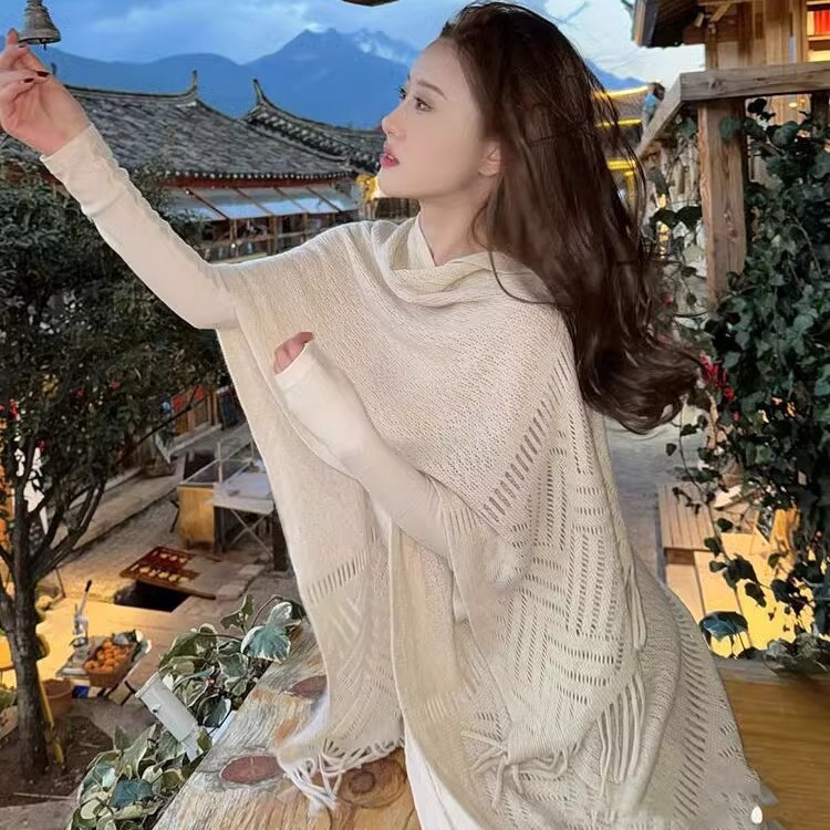 K732 Yunnan Dali Lijiang Tourism Ethnic Shawl Tibet Bohemia Northwest Cape Sichuan West Cloak Cloak