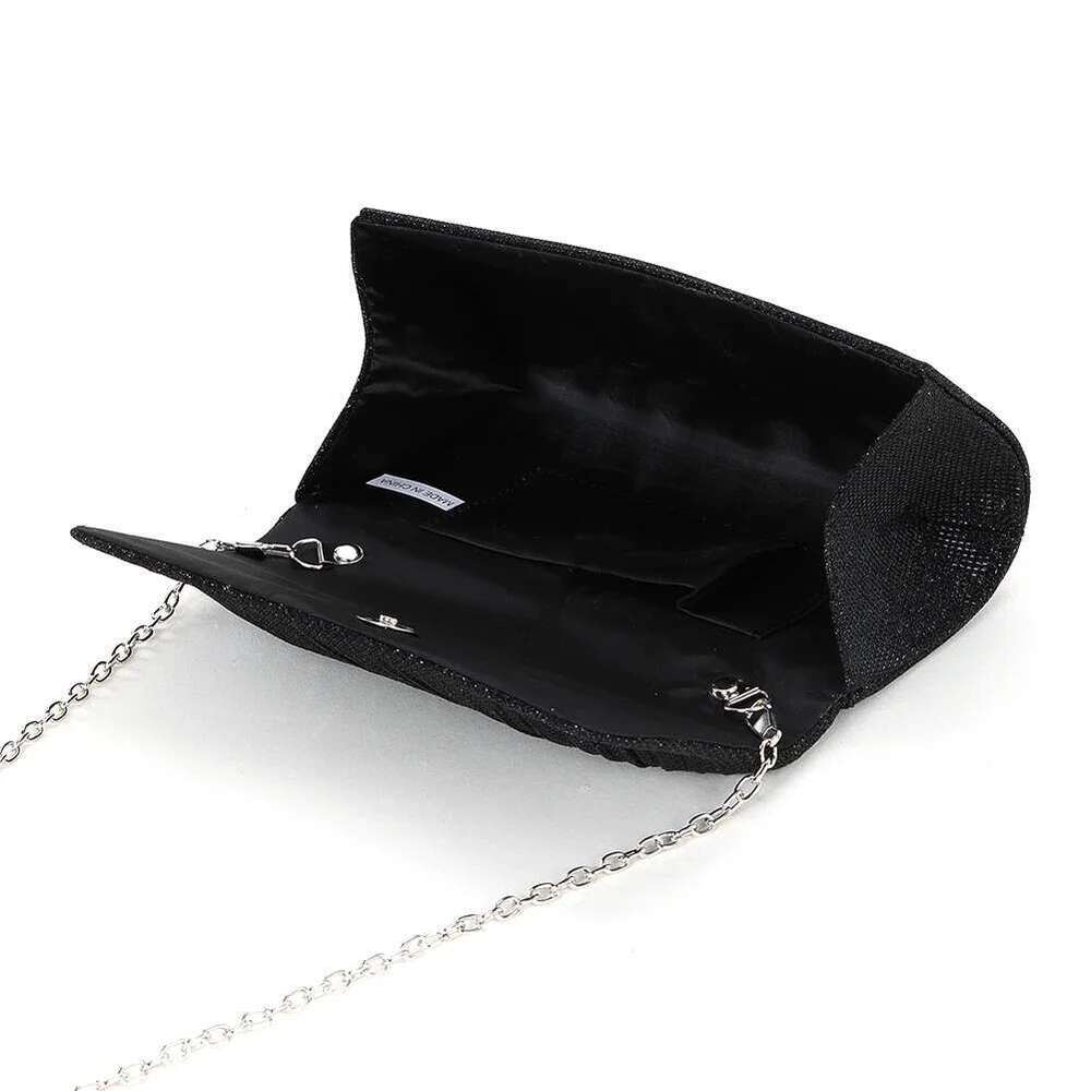 Women Shiny Crossbody Elegant Sparkle Shoulder Bags Bag Fashion Chain Tote Handbag Ladies Chic Evening Wedding Clutch
