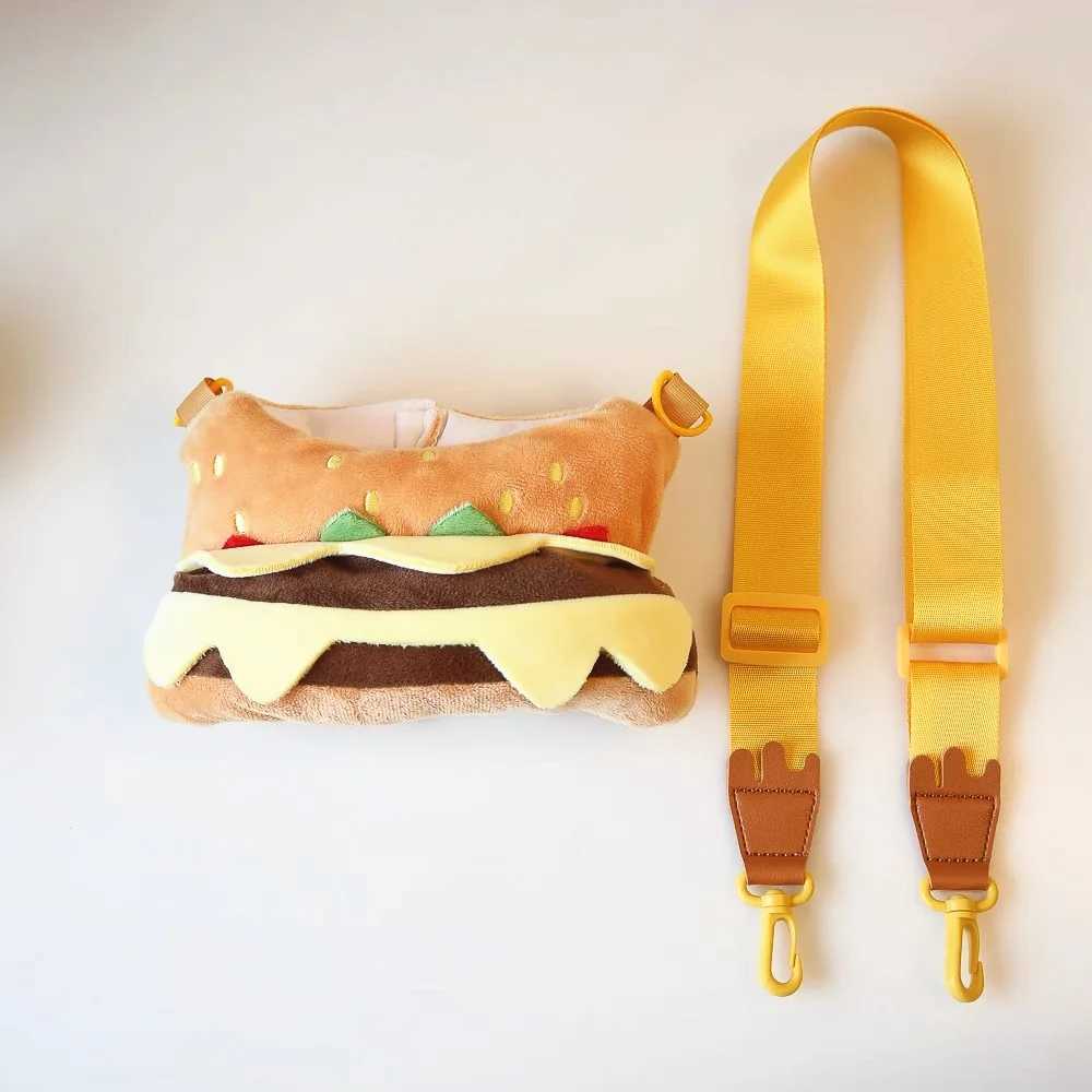 Only Clothes 17cm Labubu Clothing Accessories Hamburger Outfit Red Bow Tie Sitting Par Plush Doll Kids Replace Toy Gifts Free shipping