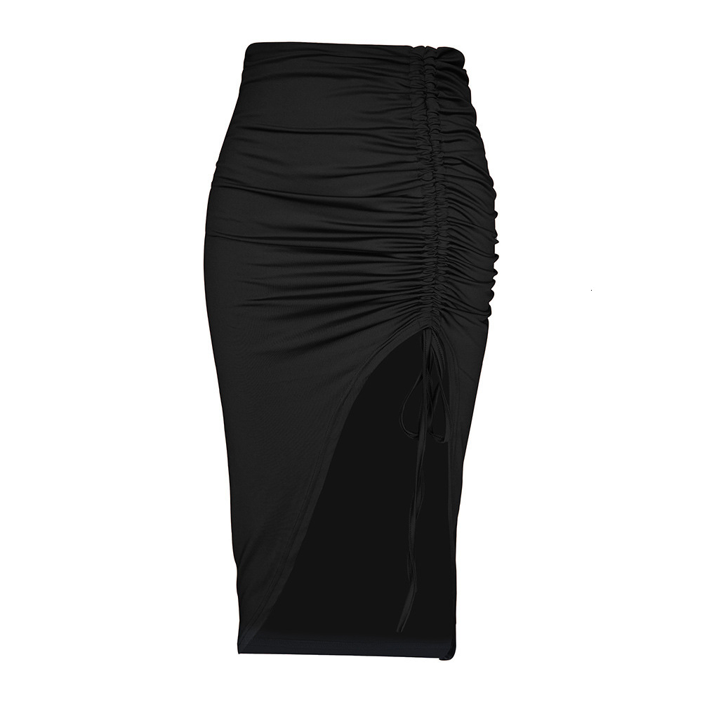 Spring/summer New Womens Clothing Sexy Slimming Irregular Skirt Fashion Trend Drawstring Half Skirt