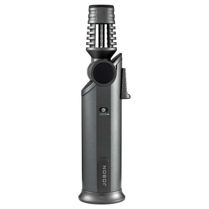 JOBON Strong Blue Flame Lighter 360 Inverted Ignition Rotatable Nozzle Safety Lock Design Inflatable LightersT250516