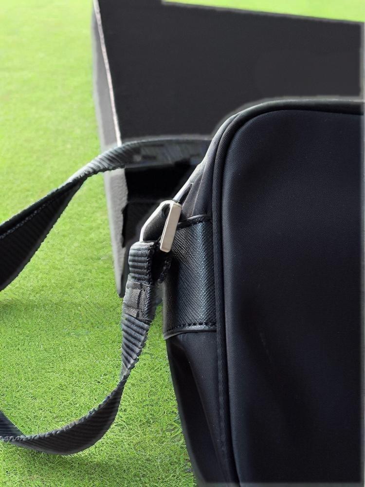 New casual shoulder bag, fashionable unisex crossbody bag, 2-in-1 small hanging bag, waterproof nylon cloth bag