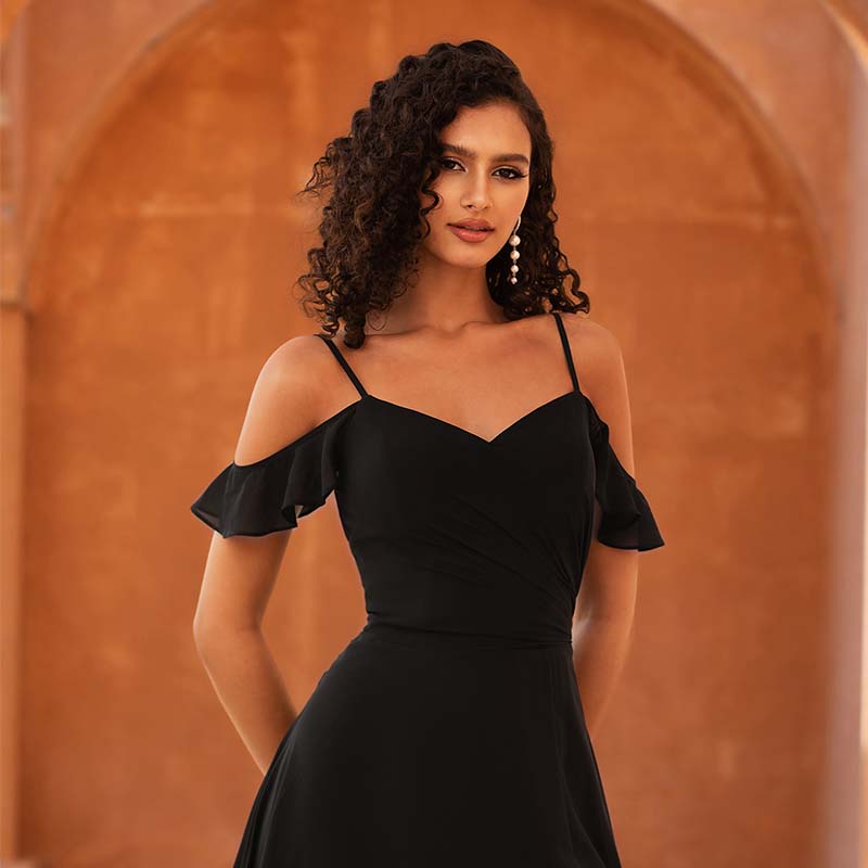 Summer fashion dress with slim and long style, comfortable and high-quality slit, suitable for attending banquets and weddings1