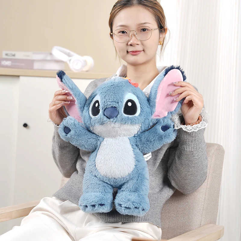 Disney Genuine Disney Stitch Plush Toy Anime Lilo Stitch Stuffed Toys Kawaii Cartoon Cute Plsuh Doll Anime Toys Kids Birthday Gift W20250520