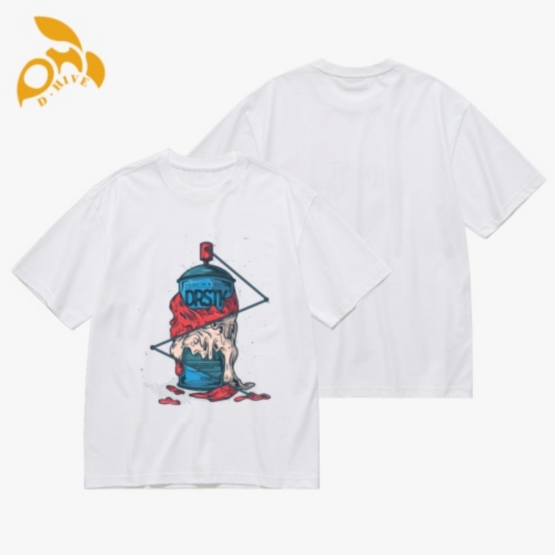 Free Shipping Designer Oversize Men's Women's shirt Short Sleeve Round neck Customized 200g Men's hot stamping T-shirt - front outdoor 