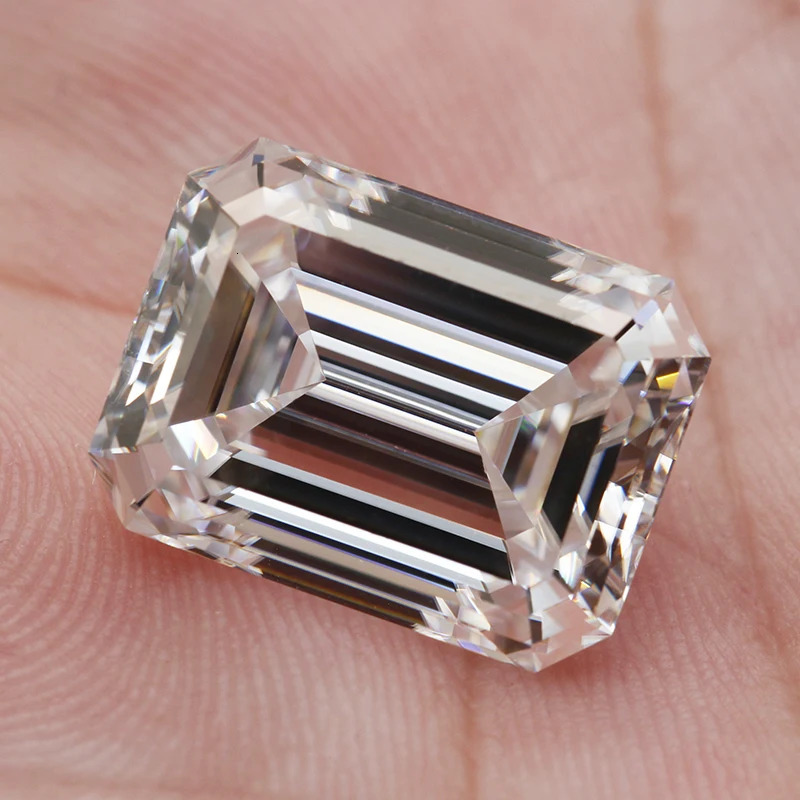 D Color Stone Round / Oval / Pear / Radiant / Emerald / Heart / Princess / Cushion / Asscher /Trilliant Cut 1.0-5.0ct 250516