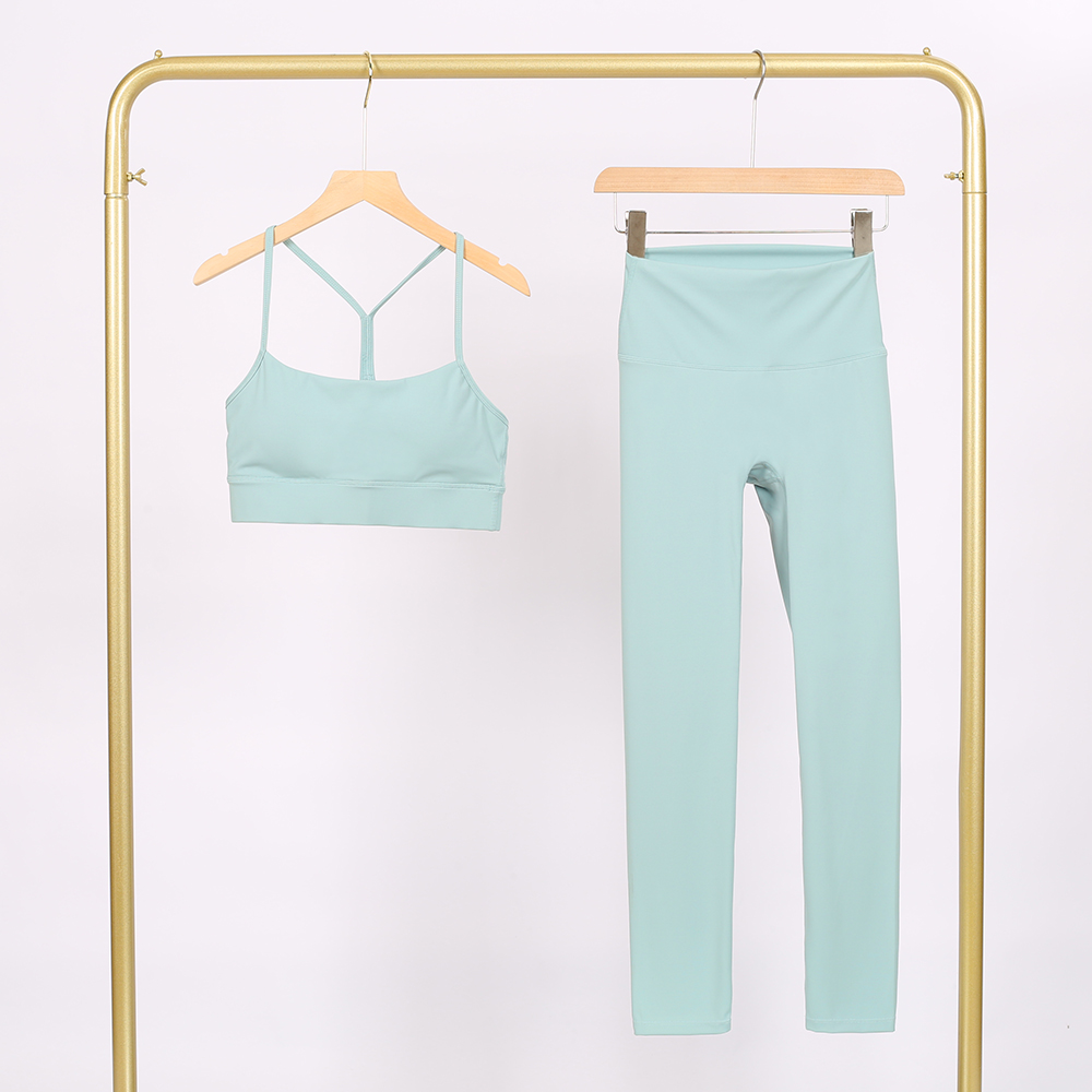 2025--2 Pieces Women Yoga Set Gym Top Bra Fitness High Waist Push Up Leggings Workout Set Running Sports Clothes Tracksuits Sportswear