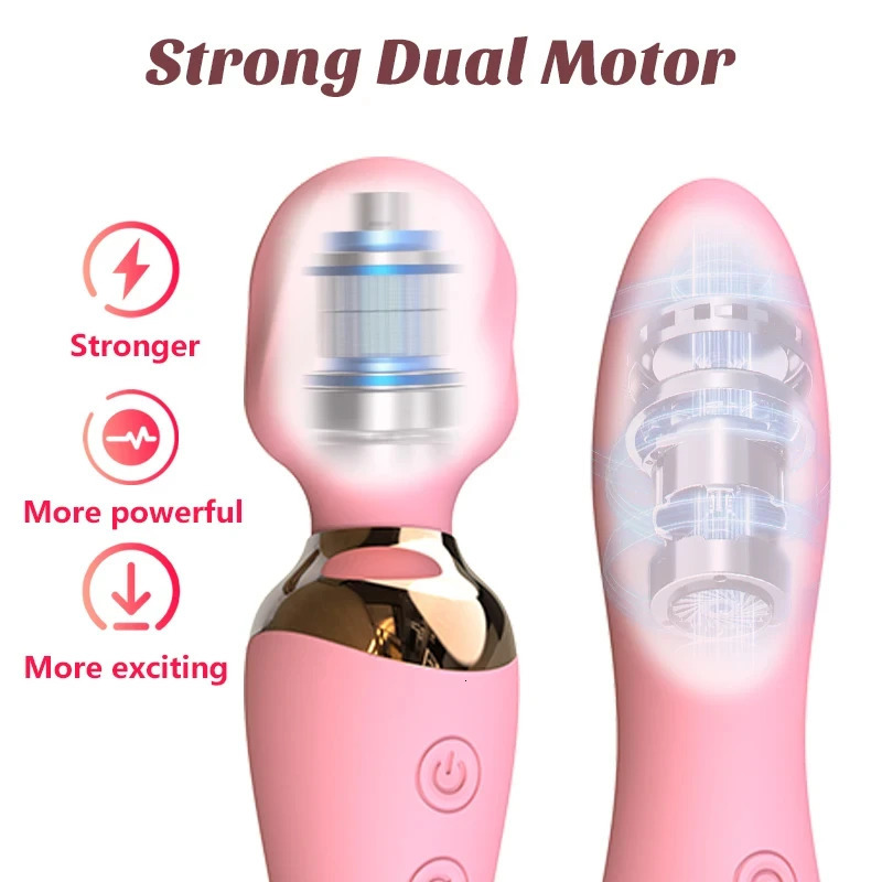 10 Speeds Powerful Female Vibrator AV Magic Wand G-Spot Massager Sex Toys Women Clitoris Stimulate Things for Adults Supplies 250515