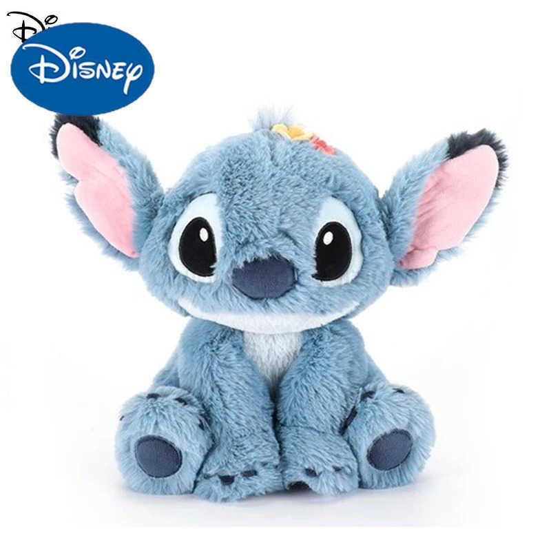 Disney Genuine Disney Stitch Plush Toy Anime Lilo Stitch Stuffed Toys Kawaii Cartoon Cute Plsuh Doll Anime Toys Kids Birthday Gift W20250520