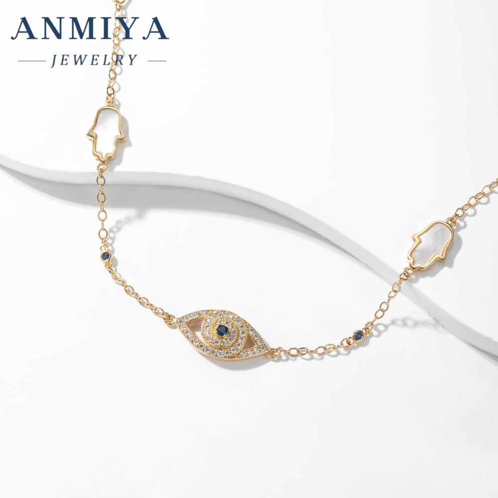 INS 18K Gold Silver Plated Trendy 925 Silver Evil Eyes CZ Stones Bracelet Unisex Jewelry Gift Women Bestfriend Zircon